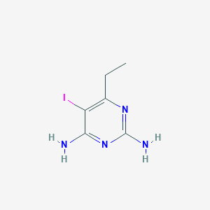 molecular formula C6H9IN4 B1589546 6-Ethyl-5-iodopyrimidine-2,4-diamine CAS No. 514854-13-8