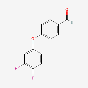 molecular formula C13H8F2O2 B1589547 4-(3,4-二氟苯氧基)苯甲醛 CAS No. 486449-90-5