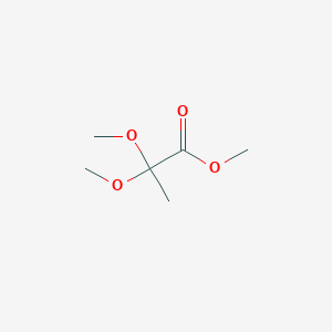 molecular formula C6H12O4 B158955 Methyl 2,2-dimethoxypropanoate CAS No. 10076-48-9