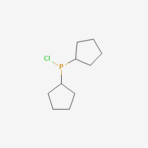 B1589552 Chlorodicyclopentylphosphine CAS No. 130914-24-8