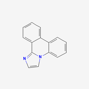 molecular formula C15H10N2 B1589575 Imidazo[1,2-f]phenanthridine CAS No. 37694-95-4