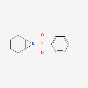 molecular formula C13H17NO2S B1589580 7-Azabicyclo[4.1.0]heptane, 7-[(4-methylphenyl)sulfonyl]- CAS No. 68820-12-2