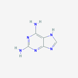 molecular formula C5H6N6 B158960 2,6-二氨基嘌呤 CAS No. 1904-98-9