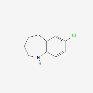 molecular formula C10H12ClN B1589604 7-Chloro-2,3,4,5-tetrahydro-1H-benzo[b]azepine CAS No. 313673-94-8