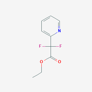 molecular formula C9H9F2NO2 B1589608 二氟(吡啶-2-基)乙酸乙酯 CAS No. 267876-28-8