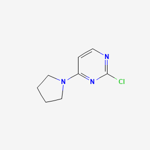 molecular formula C8H10ClN3 B1589613 2-Chloro-4-(pyrrolidin-1-yl)pyrimidine CAS No. 35691-20-4