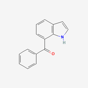 molecular formula C15H11NO B1589616 (1H-Indol-7-yl)(phenyl)methanone CAS No. 70803-96-2