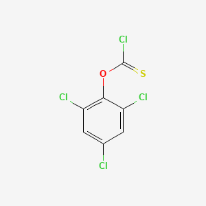 molecular formula C7H2Cl4OS B1589617 2,4,6-Trichlorophenyl chlorothioformate CAS No. 31836-18-7