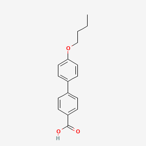 molecular formula C17H18O3 B1589619 4-丁氧基-4'-联苯甲酸 CAS No. 59748-14-0