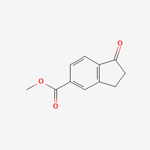 molecular formula C11H10O3 B1589620 Methyl 1-oxo-2,3-dihydro-1H-indene-5-carboxylate CAS No. 68634-02-6