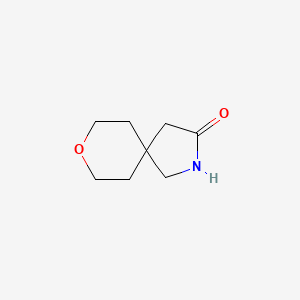 molecular formula C8H13NO2 B1589628 8-Oxa-2-azaspiro[4.5]decan-3-one CAS No. 194862-84-5