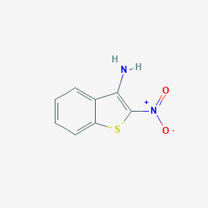 molecular formula C8H6N2O2S B158963 3-Amino-2-nitro-benzo[b]thiophene CAS No. 10133-36-5