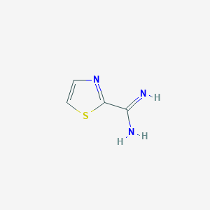 molecular formula C4H5N3S B1589637 2-Thiazolecarboximidamide CAS No. 212558-27-5