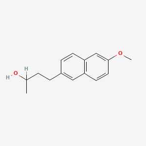 molecular formula C15H18O2 B1589641 4-(6-甲氧基萘-2-基)丁烷-2-醇 CAS No. 65726-24-1