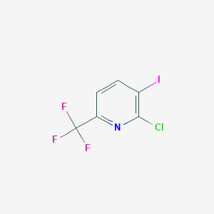 molecular formula C6H2ClF3IN B1589645 2-Chloro-3-iodo-6-(trifluoromethyl)pyridine CAS No. 205240-59-1