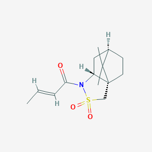 molecular formula C14H21NO3S B1589651 (R)-(-)-(2-Butenoyl)-2,10-camphorsultam CAS No. 94668-55-0