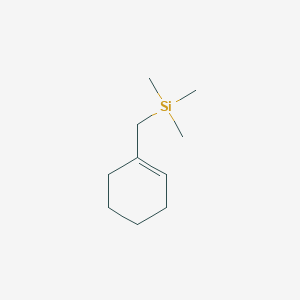 molecular formula C10H20Si B1589654 Silane, (1-cyclohexen-1-ylmethyl)trimethyl- CAS No. 58541-14-3