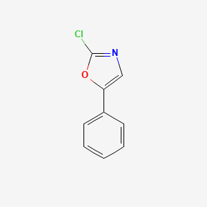 molecular formula C9H6ClNO B1589657 2-Chloro-5-phenyloxazole CAS No. 62124-43-0