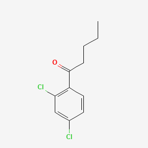 molecular formula C11H12Cl2O B1589665 2',4'-Dichlorovalerophenone CAS No. 61023-66-3