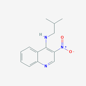 molecular formula C13H15N3O2 B1589667 4-Isobutylamino-3-nitroquinoline CAS No. 99009-85-5
