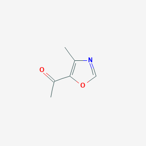 molecular formula C6H7NO2 B1589670 1-(4-Methyloxazol-5-yl)ethanone CAS No. 23012-19-3