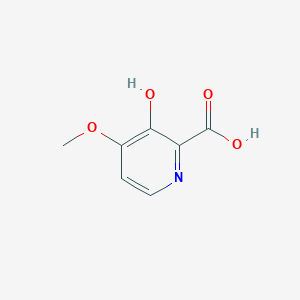 molecular formula C7H7NO4 B1589672 3-Hydroxy-4-methoxypyridine-2-carboxylic acid CAS No. 210300-09-7