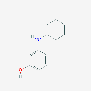 molecular formula C12H17NO B1589675 3-(N-Cyclohexylamino) phenol CAS No. 5269-05-6