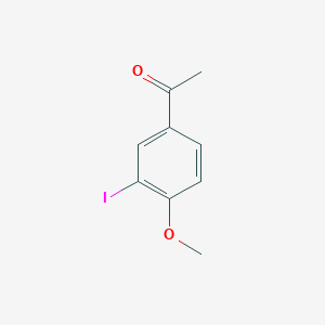 molecular formula C9H9IO2 B1589677 3'-碘-4'-甲氧基苯乙酮 CAS No. 79324-77-9