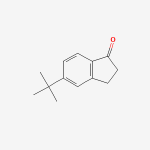 molecular formula C13H16O B1589678 5-叔丁基-2,3-二氢茚-1-酮 CAS No. 4600-86-6