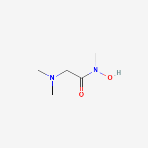 molecular formula C5H12N2O2 B1589680 2-(Dimethylamino)-N-hydroxy-N-methylacetamide CAS No. 65753-93-7