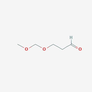 molecular formula C5H10O3 B1589682 3-(甲氧甲氧基)丙醛 CAS No. 109066-05-9