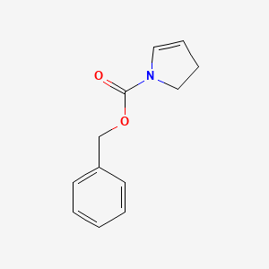 molecular formula C12H13NO2 B1589683 Benzyl 2,3-dihydro-1H-pyrrole-1-carboxylate CAS No. 68471-57-8