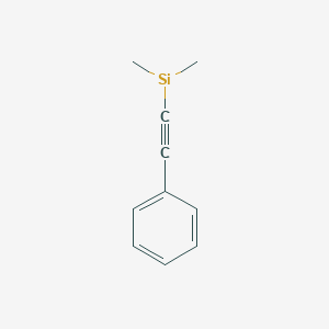 molecular formula C10H11Si B1589687 苯乙炔基二甲基硅烷 CAS No. 87290-97-9