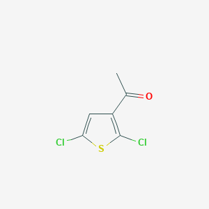 molecular formula C6H4Cl2OS B158969 3-Acetyl-2,5-dichlorothiophene CAS No. 36157-40-1