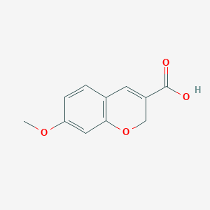molecular formula C11H10O4 B1589692 7-methoxy-2H-chromene-3-carboxylic Acid CAS No. 57543-60-9