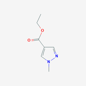 molecular formula C7H10N2O2 B1589697 ethyl 1-methyl-1H-pyrazole-4-carboxylate CAS No. 85290-80-8