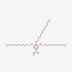 molecular formula C43H78O5 B1589703 Benzoic acid, 3,4,5-tris(dodecyloxy)- CAS No. 117241-31-3