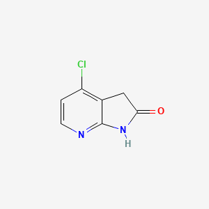 molecular formula C7H5ClN2O B1589704 4-Chloro-1H-pyrrolo[2,3-B]pyridin-2(3H)-one CAS No. 346599-62-0