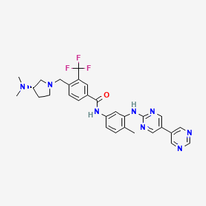 molecular formula C30H31F3N8O B1589706 Lyn-IN-1 CAS No. 887650-05-7
