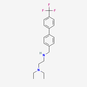 molecular formula C20H25F3N2 B1589718 N,N-Diethyl-N'-(4'-trifluoromethylbiphenyl-4-ylmethyl)-ethane-1,2-diamine CAS No. 304694-40-4