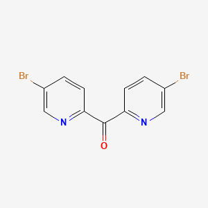 B1589732 Bis(5-bromo-2-pyridinyl)methanone CAS No. 656828-00-1
