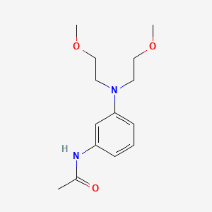molecular formula C14H22N2O3 B1589735 3-(N,N-Dimethoxyethyl)amino acetanilide CAS No. 24294-01-7