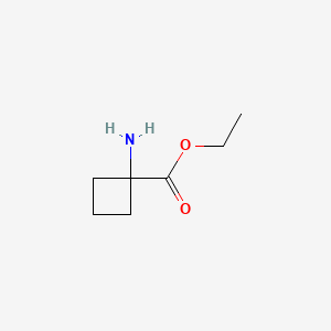 molecular formula C7H13NO2 B1589737 1-Amino-cyclobutanecarboxylic acid ethyl ester CAS No. 285570-26-5