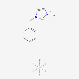 molecular formula C11H13F6N2P B1589738 1-Benzyl-3-methylimidazolium hexafluorophosphate CAS No. 433337-11-2