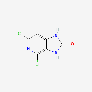 molecular formula C6H3Cl2N3O B1589739 4,6-Dichloro-1H-imidazo[4,5-c]pyridin-2(3H)-one CAS No. 668268-68-6