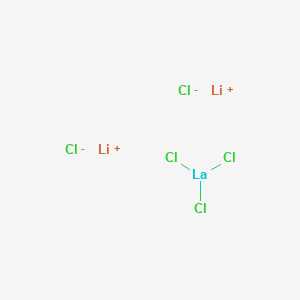 molecular formula Cl5LaLi2 B1589742 Dilithium;trichlorolanthanum;dichloride CAS No. 405204-22-0