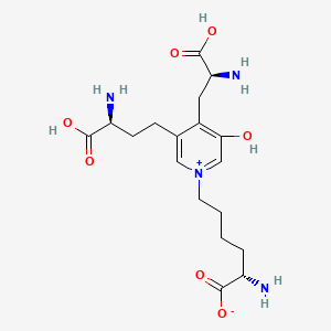 molecular formula C18H28N4O7 B1589748 Deoxypyridinoline CAS No. 83462-55-9