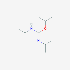 B1589752 Carbamimidic acid, N,N'-bis(1-methylethyl)-, 1-methylethyl ester CAS No. 63460-32-2