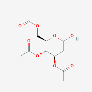 molecular formula C12H18O8 B1589758 3,4,6-Tri-O-acetyl-2-deoxy-D-glucopyranose CAS No. 69503-94-2