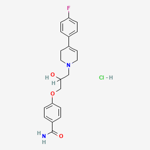 molecular formula C21H24ClFN2O3 B1589771 Ro 8-4304 Hydrochloride CAS No. 195988-65-9